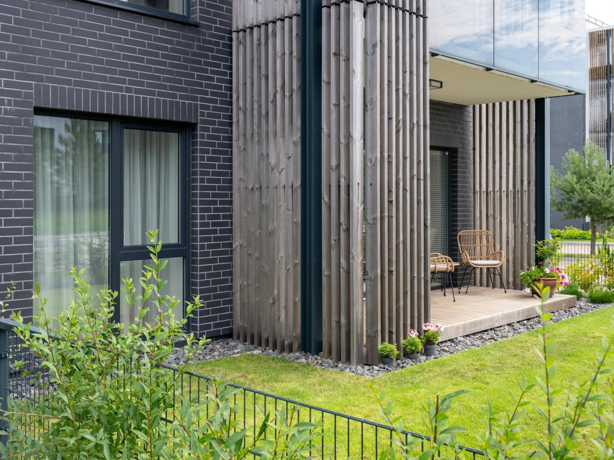 D33 Vilnius - Brand New Luxury Apartment With Terrace, Garden, Ac And Parking Екстер'єр фото