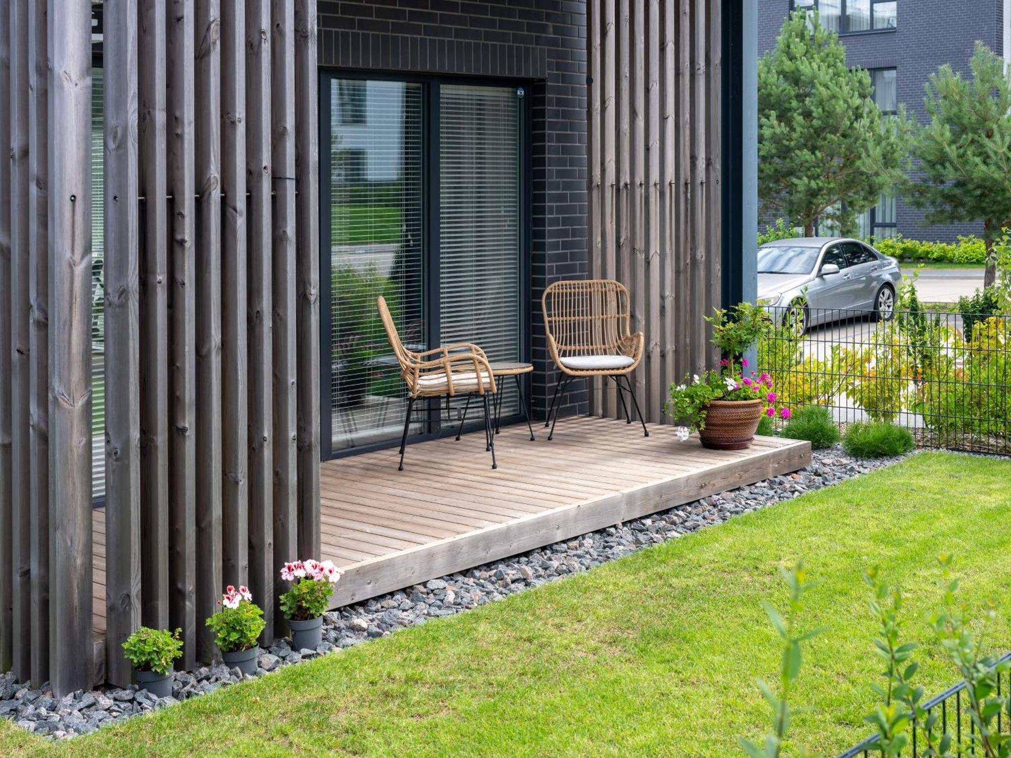 D33 Vilnius - Brand New Luxury Apartment With Terrace, Garden, Ac And Parking Екстер'єр фото